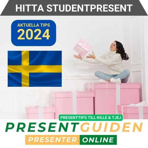 Studentpresent 2024 - Tips på riktigt bra presenter till killar och tjejer som tar studenten - Presenttips utvalda av presentexperter från Presentguiden.se