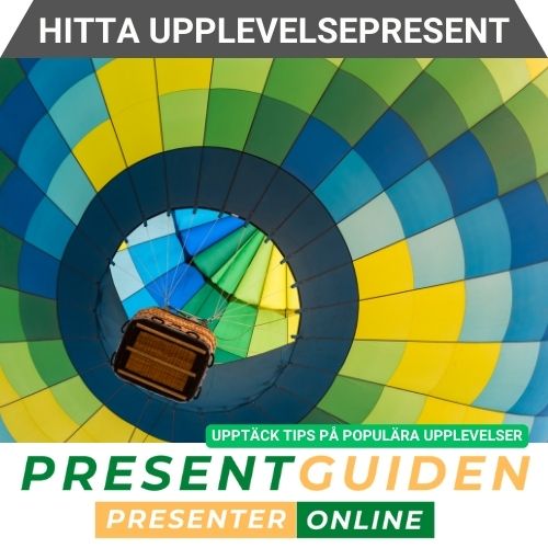 Upplevelsepresent - Tips på populära upplevelser - Presenttips utvalda av presentexperter på Presentguiden.se