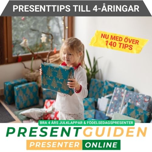 4 års presenttips - Tips på bra födelsedagspresenter & julklappar till 4 åringar - Utvalda av presentexperter på Presentguiden.se