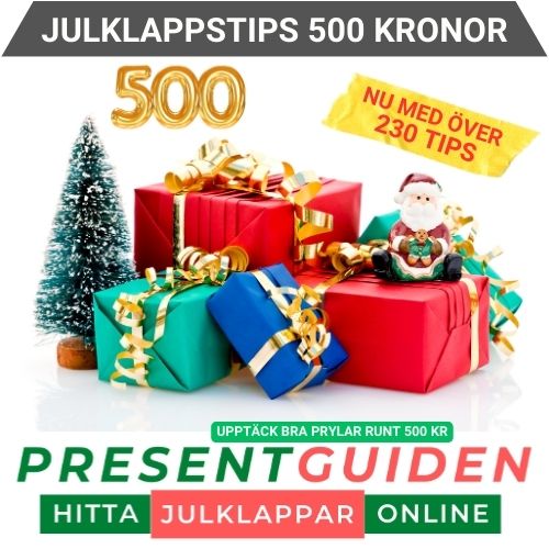 500 kr presenttips & julklappstips - Tips på bra saker att handla för runt 500 kronor - Utvalda av julklappsexperter från Presentguiden.se