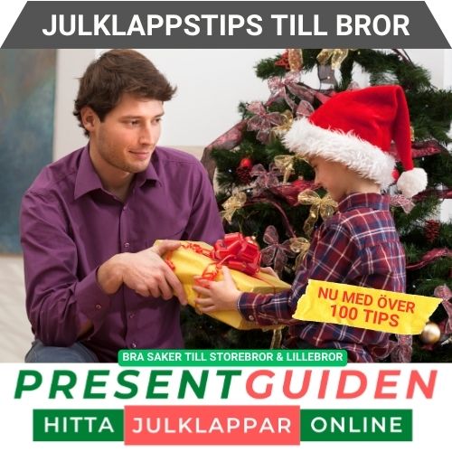 Bror julklappstips - Tips på bra julklappar till lillebror & storebror - Utvalda av julklappsexperter från Presentguiden.se