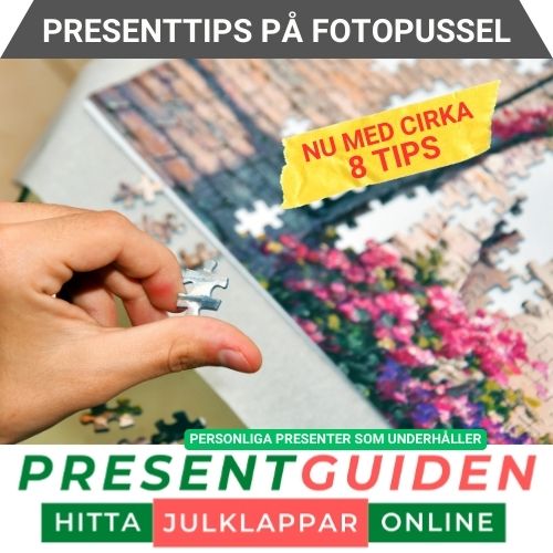 Fotopussel presenttips - Alla tips på bra personliga pussel med egen bild - Utvalda av julklappsexperter från Presentguiden.se