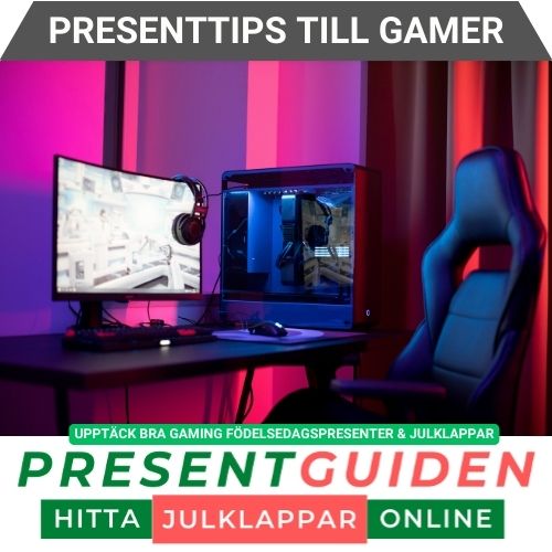 Gaming presenttips - Tips på bra födelsedagspresenter & julklappar till gamer - Utvalda av presentexperter från Presentguiden.se