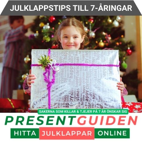 Julklapp till 7 åring - Julklappstips för killar och tjejer som är 7 år - Väl utvalda av julklappsexperterna från Presentguiden.se