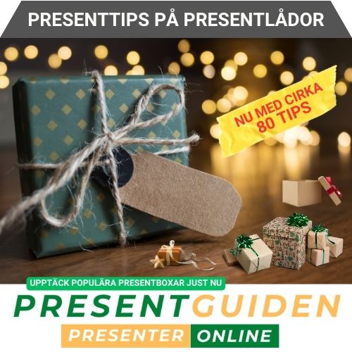 Presentlådor - Presenttips på färdiga presentboxar - Utvalda av presentexperterna från Presentguiden.se