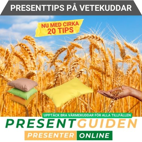 Vetekuddar - Alla tips på bra värmekuddar med vete - Utvalda av presentexperter från Presentguiden.se