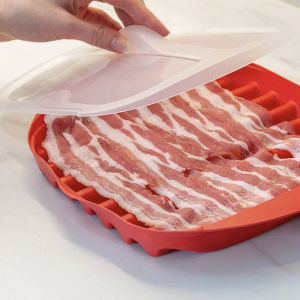 Stek bacon i mikron - Present till gottegrisen