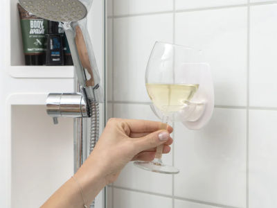 Drink & bartillbehör - Present till den som älskar att dricka vin i badrummet