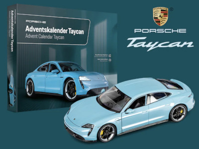 Adventskalender byggsats - Porsche bilkalender