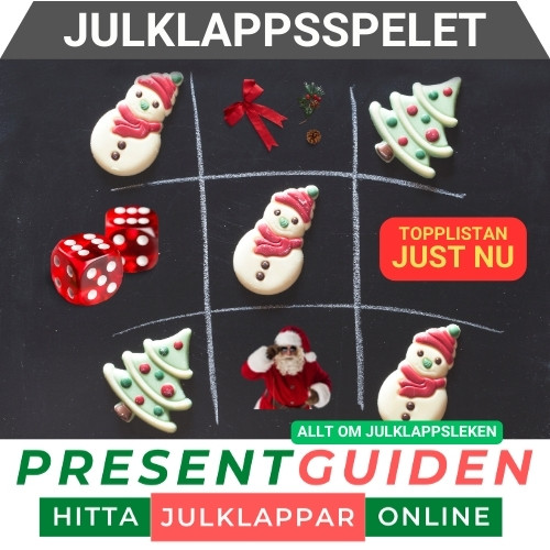 Julklappsspelet tips 2025
