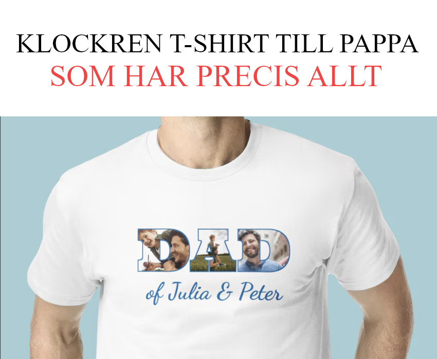 Bästa pappa t shirt - Födelsedagspresent