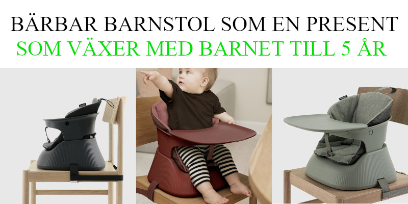 Bärbar barnstol - Baby Shower present