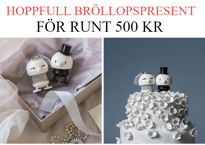 Bröllopspresent 500 kr - Hoptimist brudpar
