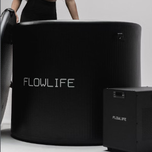Flowlife isbad med isbadskylare - Presenter kallbad