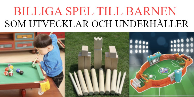 Julklappstips barn - Lärorika spel