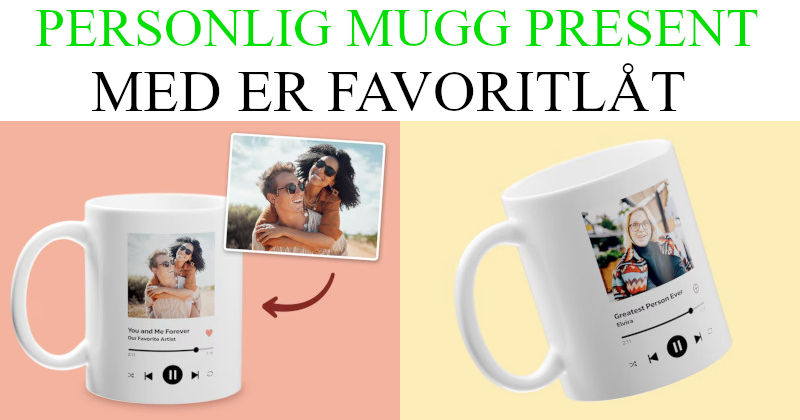 Mugg present - Personlig låt