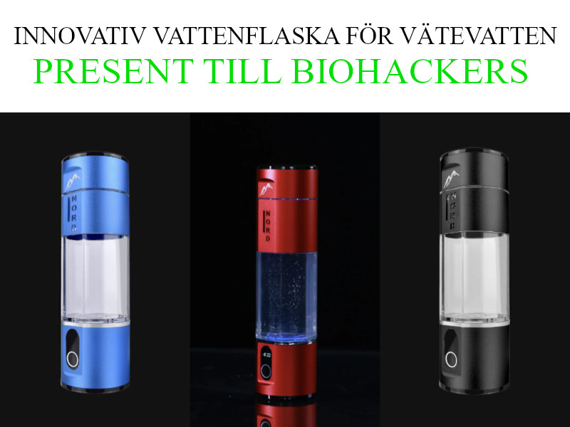 Nord Hydrogen väteflaska - Present till biohacker