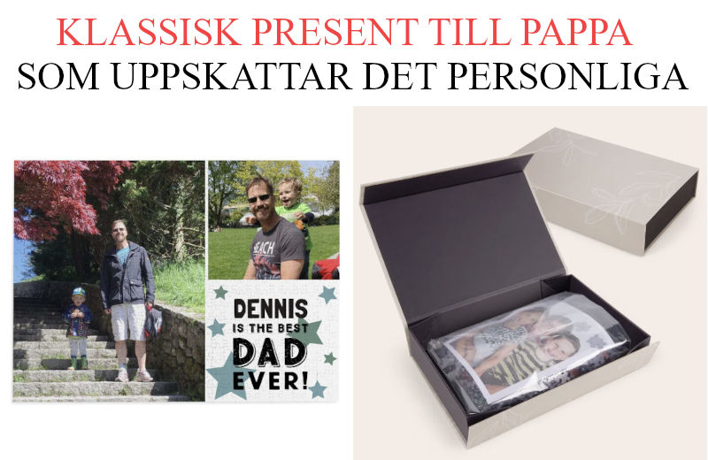 Personlig julklapp till pappa - Julklappstips pussel