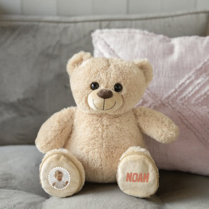 Personliga gosedjur - Teddy med fickor på fötterna