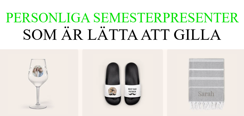 Personliga semesterpresenter