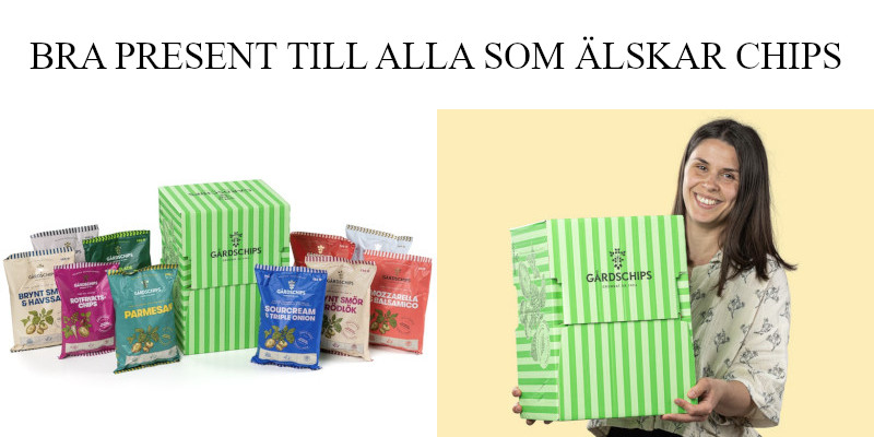 Presentbox - Färdig låda med gårdschips