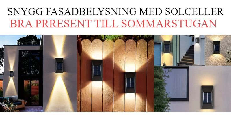 Sommarpresent med solceller - Perfekt gåva till sommarboende