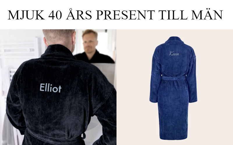 40 års present män - Tips på badrock till pojkvän eller pappa