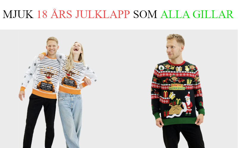 18 år julklapp - Julklappstips jultröja