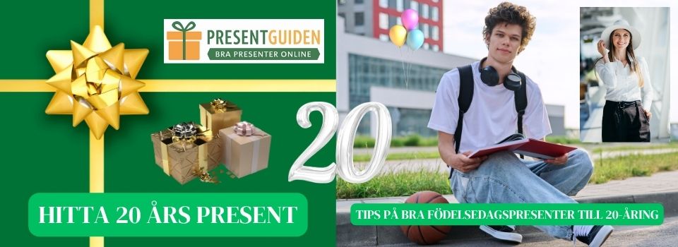 20 års present – Tips på födelsedagspresent till 20 årig kille eller tjej 20 års present - Tips på födelsedagspresent till 20 årig kille eller tjej