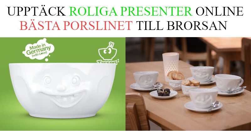 40 års present till bror - Rolig födelsedagspresent tips på tassen porslin