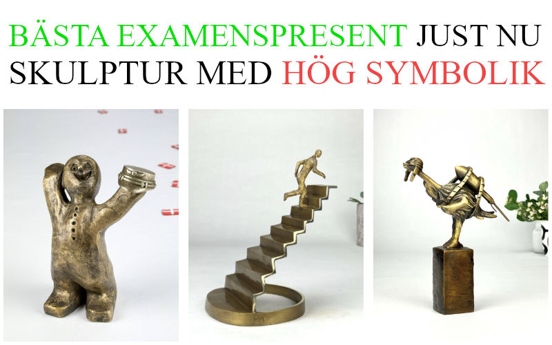 Bästa examenspresent - Personlig lyxig skulptur med hög betydelse