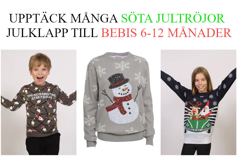 Fantasifull julklapp till 6 månaders bebis - Julklappstips jultröja