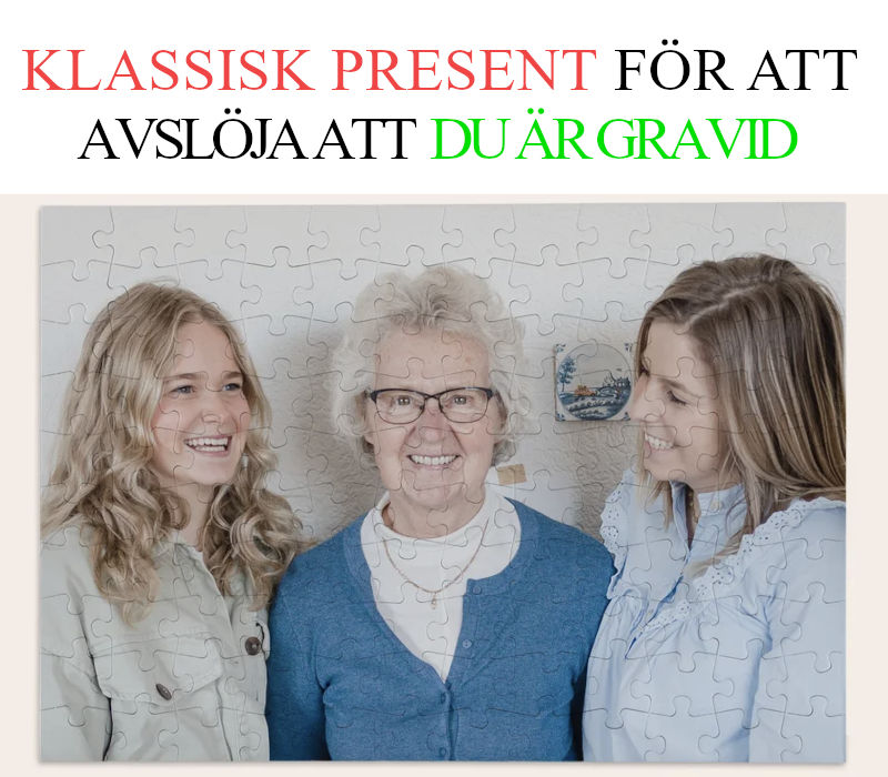 Klassisk du ska bli mormor present - Förslag på hur du bäst avslöjar att du är gravid