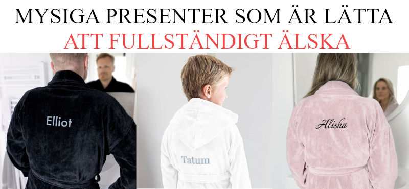 Mysiga presenter tips till barn dam och herr