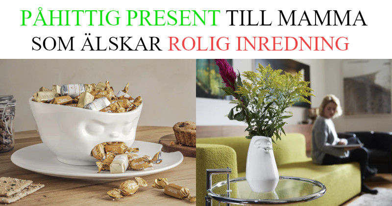 Påhittig födelsedagspresent tips till mamma - Porslin som visar känslor