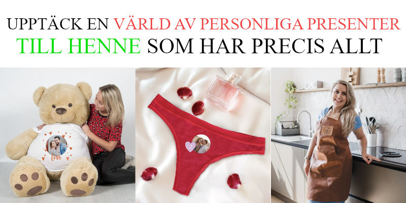 Personlig födelsedagspresent eller årsdag present till flickvän - Förslag på saker att ge henne