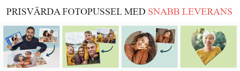 fotopussel med snabb leverans
