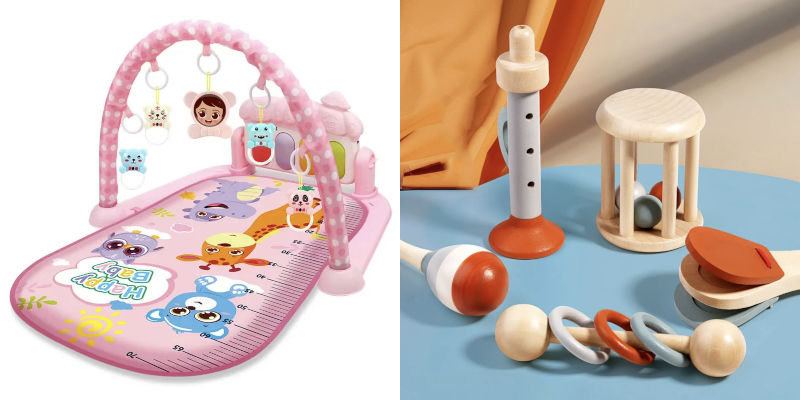 Baby shower present leksaker tips