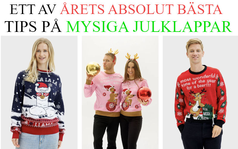 Bra julklappar tips 2025 - Förslag på jultröjor