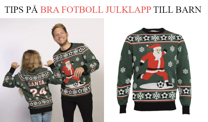 Fotboll julklapp - Julklappstips jultröja till barn