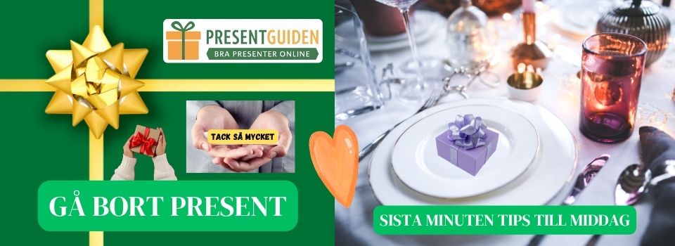 Gå bort present – Sista minuten tips till middag Gå bort present - Sista minuten tips till middag