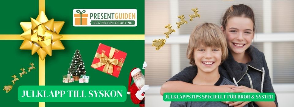 Julklapp till syskon – Hitta tips på presenter till bror och syster Julklapp till syskon - Hitta tips på presenter till bror och syster