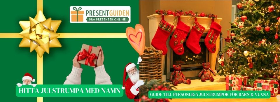 Julstrumpa med namn – Guide med tips på personliga julstrumpor Julstrumpa med namn - Guide med tips på personliga julstrumpor