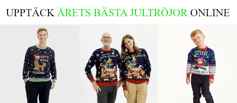 Jultröja 2025 - Tips på jultröjor dam herr barn