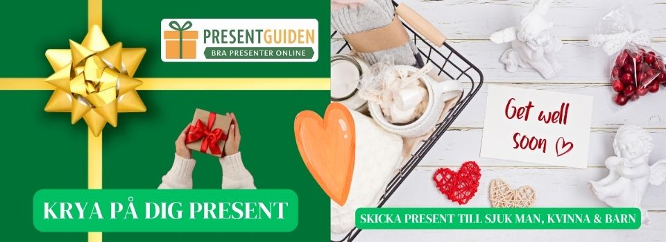 Krya på dig present – Skicka present till sjuk man kvinna och barn Krya på dig present - Skicka present till sjuk man kvinna och barn