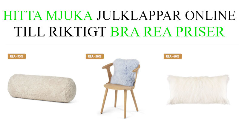 Mjuka julklappar på rea - Julklappstips