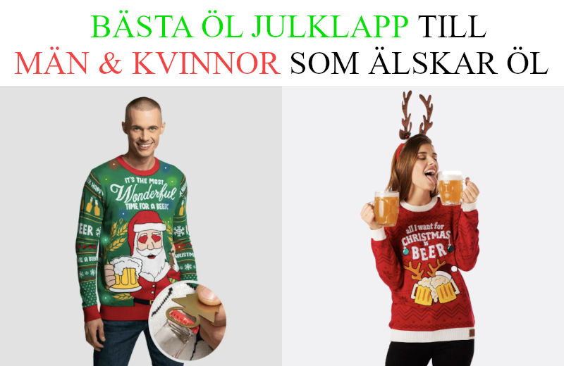 Öl julklapp tips - julklappstips på öl jultröja
