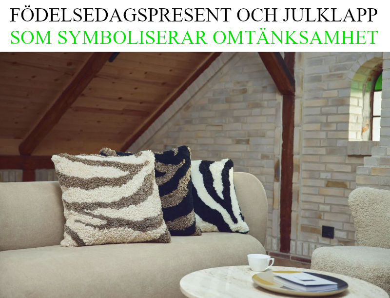 Omtänksam present till mormor som har allt - Kudde som julklapp till världens bästa