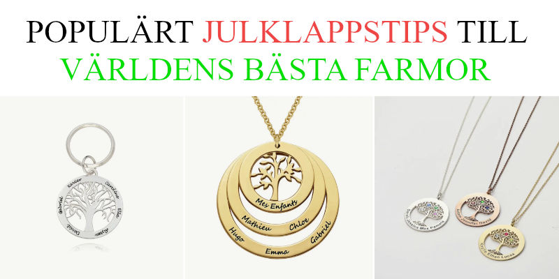 Personlig julklapp till farmor - julklappstips livets träd
