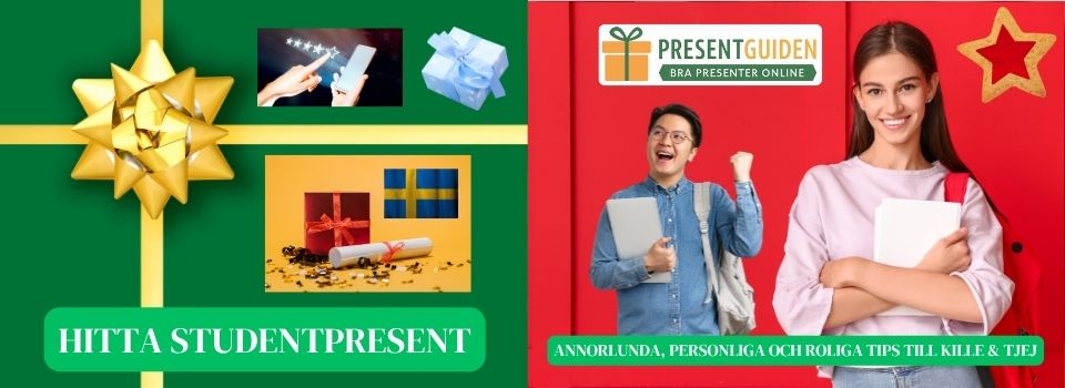 Studentpresent – Annorlunda personliga tips till kille och tjej Studentpresent - Annorlunda personliga tips till kille och tjej